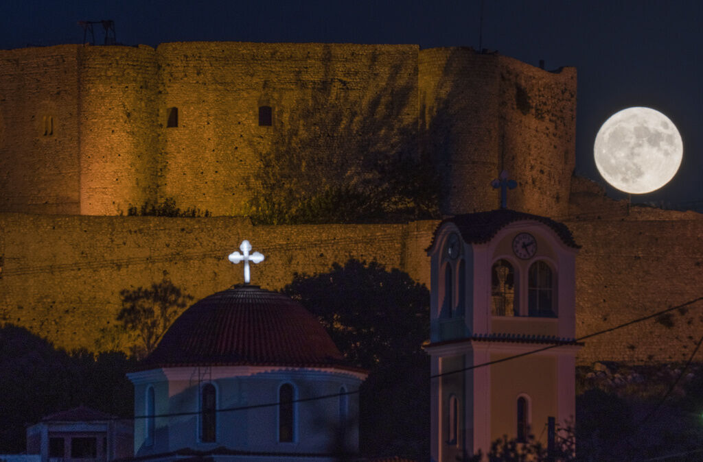 Greece Supermoon